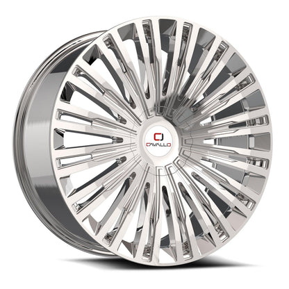 CAVALLO CLV-48 24X9 34 5X115/5X120 CHROME