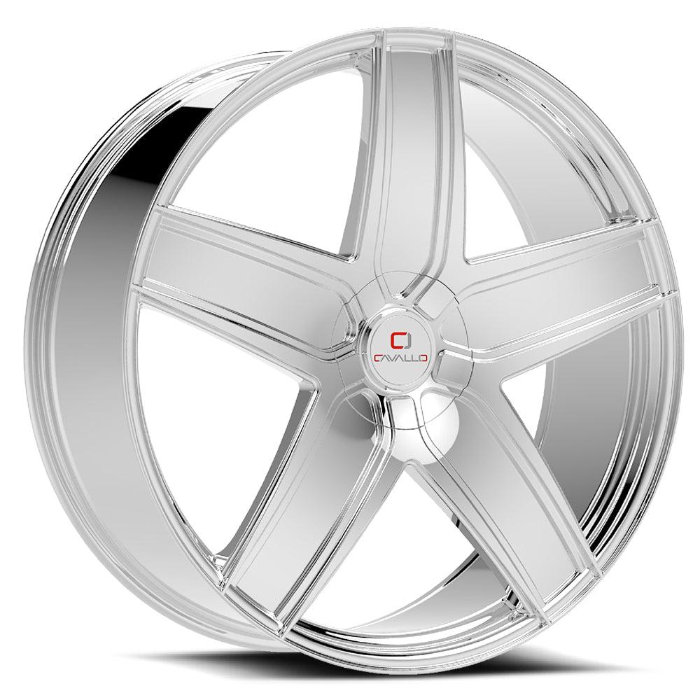 CAVALLO CLV-31 22X9.5 15 5X135 CHROME
