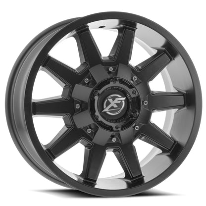 XF OFF-ROAD XF-219 17X9 0 8X165.1/8X170 MATTE BLACK