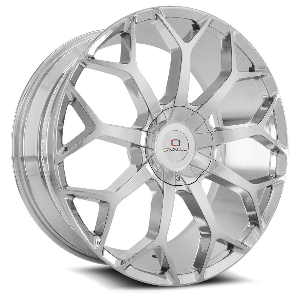 CAVALLO CLV-22 22X9.5 15 5X115/5X127 CHROME