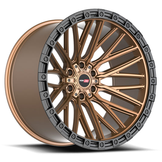 Vortek VRT-608 17x9 -12 6x135/6x139.7 Matte Bronze With Black Bead Ring 60817957-12MZBR