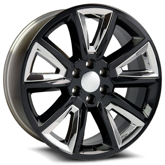 O.E. REVOLUTION C-08 22X9 31 6X139.7 GLOSS BLACK