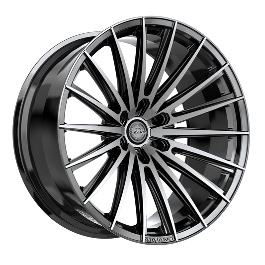 Arvano ART-2 20x9 18 6x139.7 Gloss Black & Brushed Double Dark Tint ART-2A2095018GBUDT