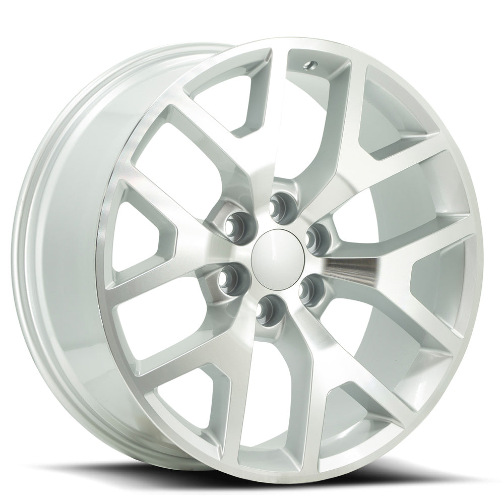 O.E. REVOLUTION G-04 30X10 31 6X139.7 SILVER & MACHINED