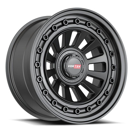 VORTEK VRD-702 17X9 0 BLANK MATTE BLACK