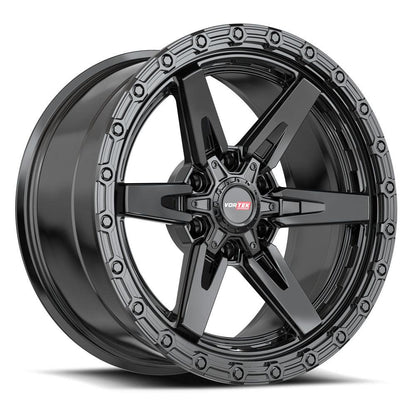 VORTEK VRT-602 20X10 -24 6X135/6X139.7 SATIN BLACK