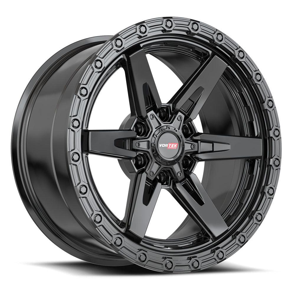 VORTEK VRT-602 17X9 12 6X135/6X139.7 SATIN BLACK