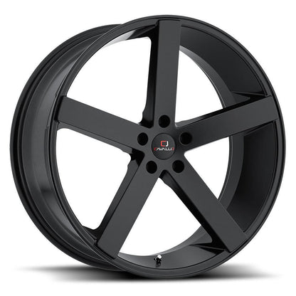 CAVALLO CLV-5 22X9 18 5X115 GLOSS BLACK