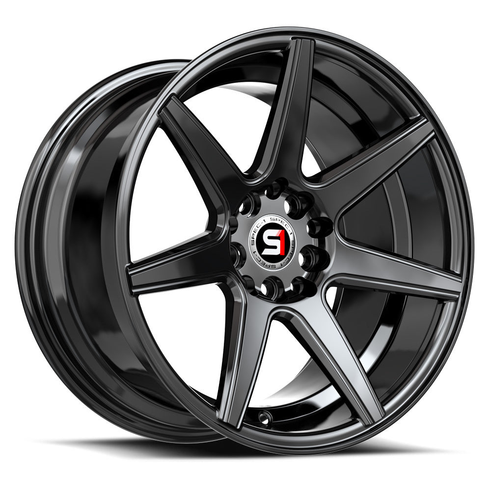 Spec-1 SP-73 17x7.5 42 5x105/5x114.3 Gloss Black SP-7317752842GB