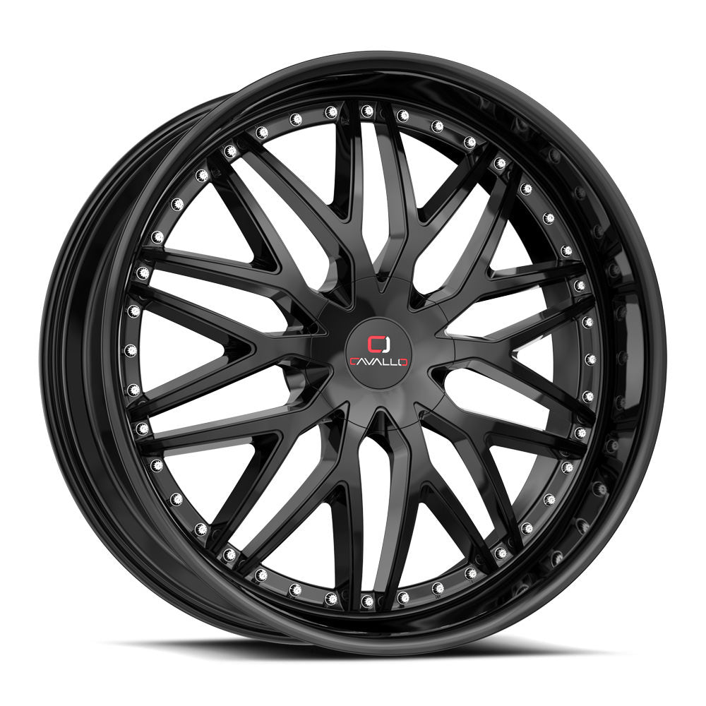CAVALLO CLV-46 18X8 35 5X112/5X114.3 GLOSS BLACK