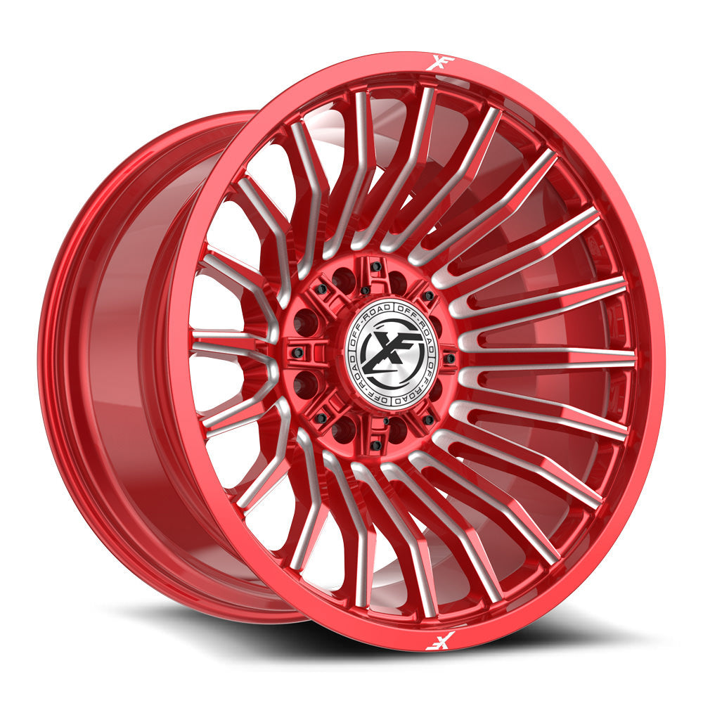 XF Off-Road XF-231 20x12 -44 8x165.1/8x170 Anodized Red & Milled XF-231201281651170-44ARM