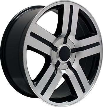 O.E. REVOLUTION C-03 24X10 31 BLANK GLOSS BLACK & MACHINED