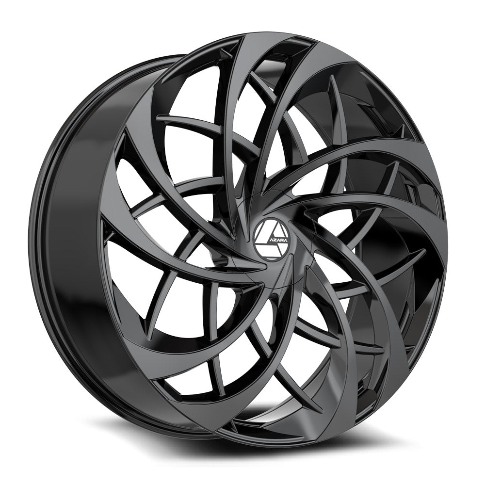 Azara AZA-540 26x9.5 15 Blank Gloss Black AZA-5402695BL15GBDT5x127
