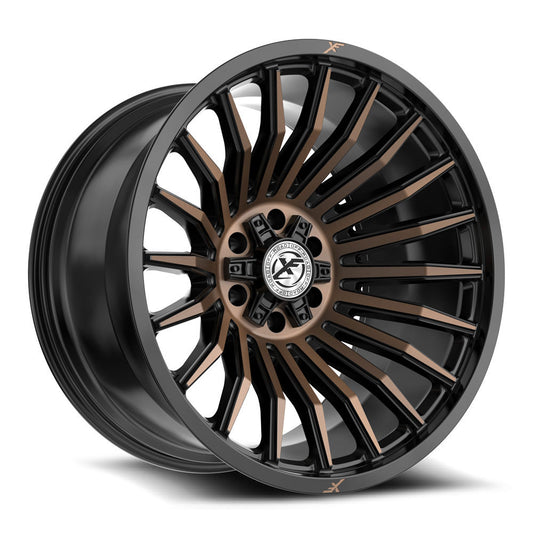 XF Off-Road XF-231 20x10 -24 6x135/6x139.7 Satin Black & Bronze Machined Double Dark Tint XF-231201061351397-24SBMZDT
