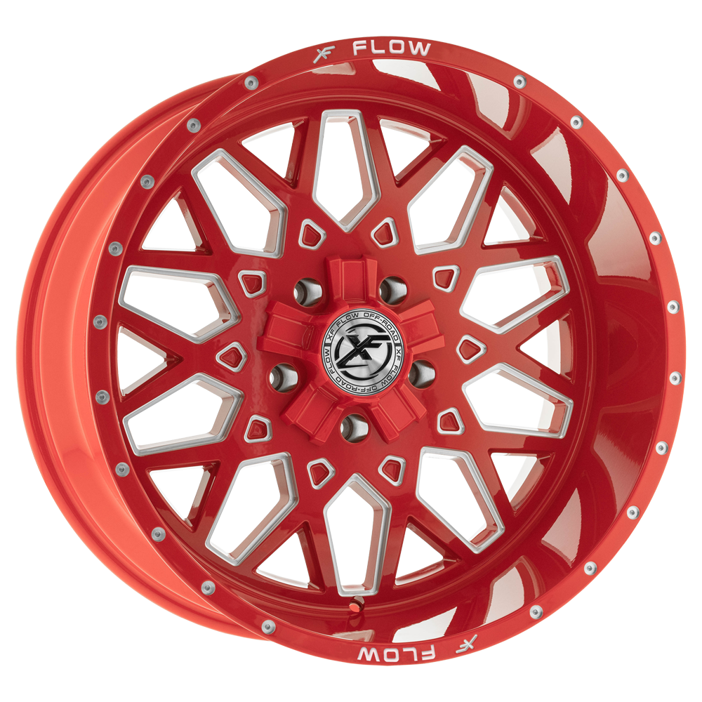 XFX Flow XFX-307 22x12 -44 5x139.7/5x150 Red & Milled XFX-307221251397150-44RM
