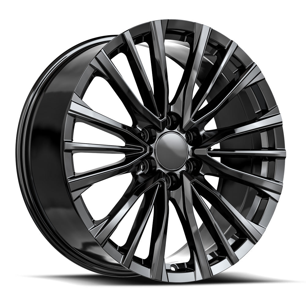 O.E. REVOLUTION CAD-36 22X9 31 6X139.7 GLOSS BLACK