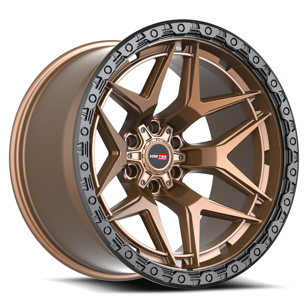 Vortek VRT-603 20x9.5 0 8x170 Matte Bronze With Black Bead Ring 6032095590MZBR