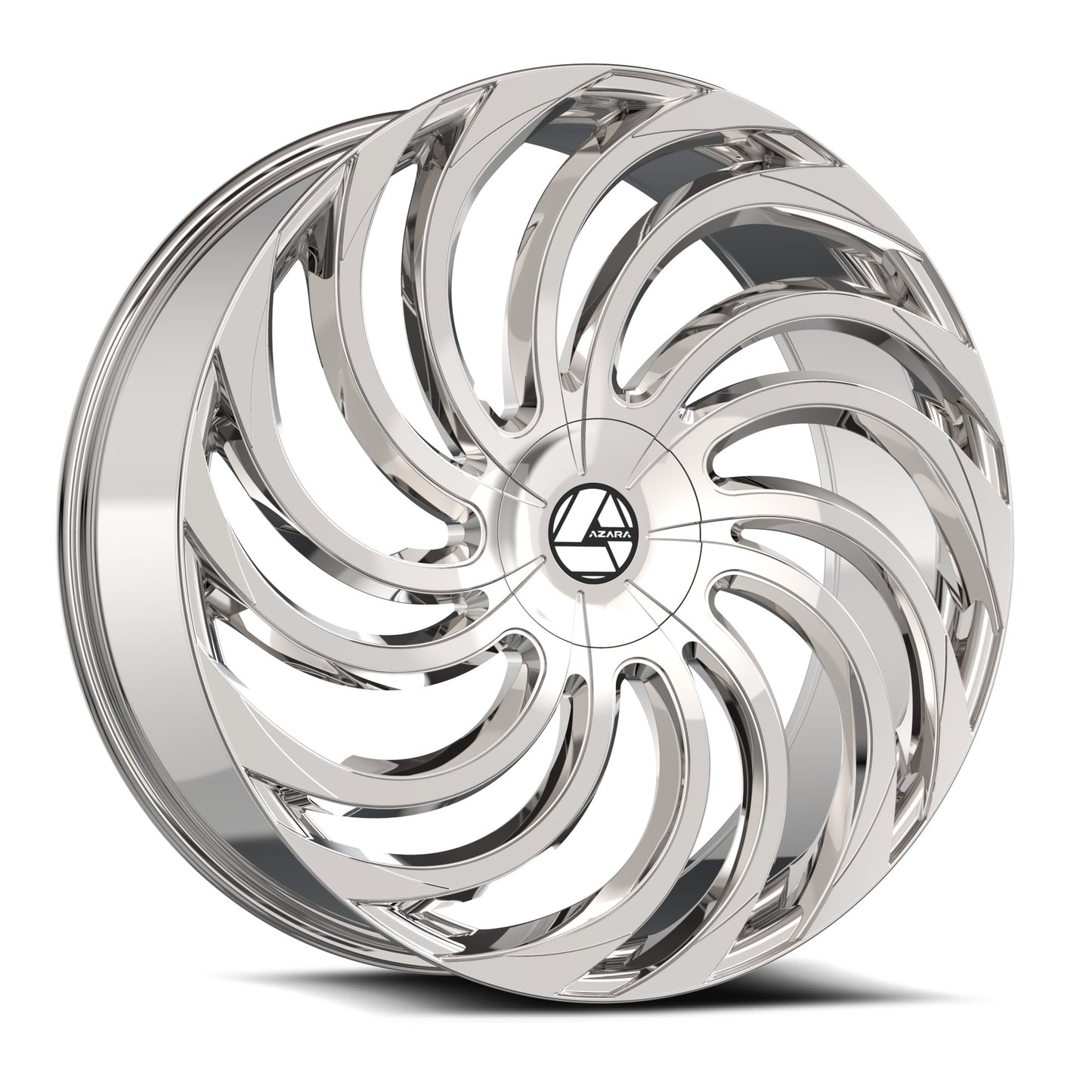Azara AZA-534 26x9.5 15 Blank 5x/6x Nano Chrome AZA-5342695BL15NC