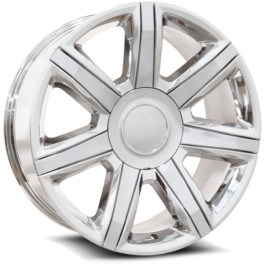 O.E. REVOLUTION D-05 24X10 31 6X139.7 CHROME