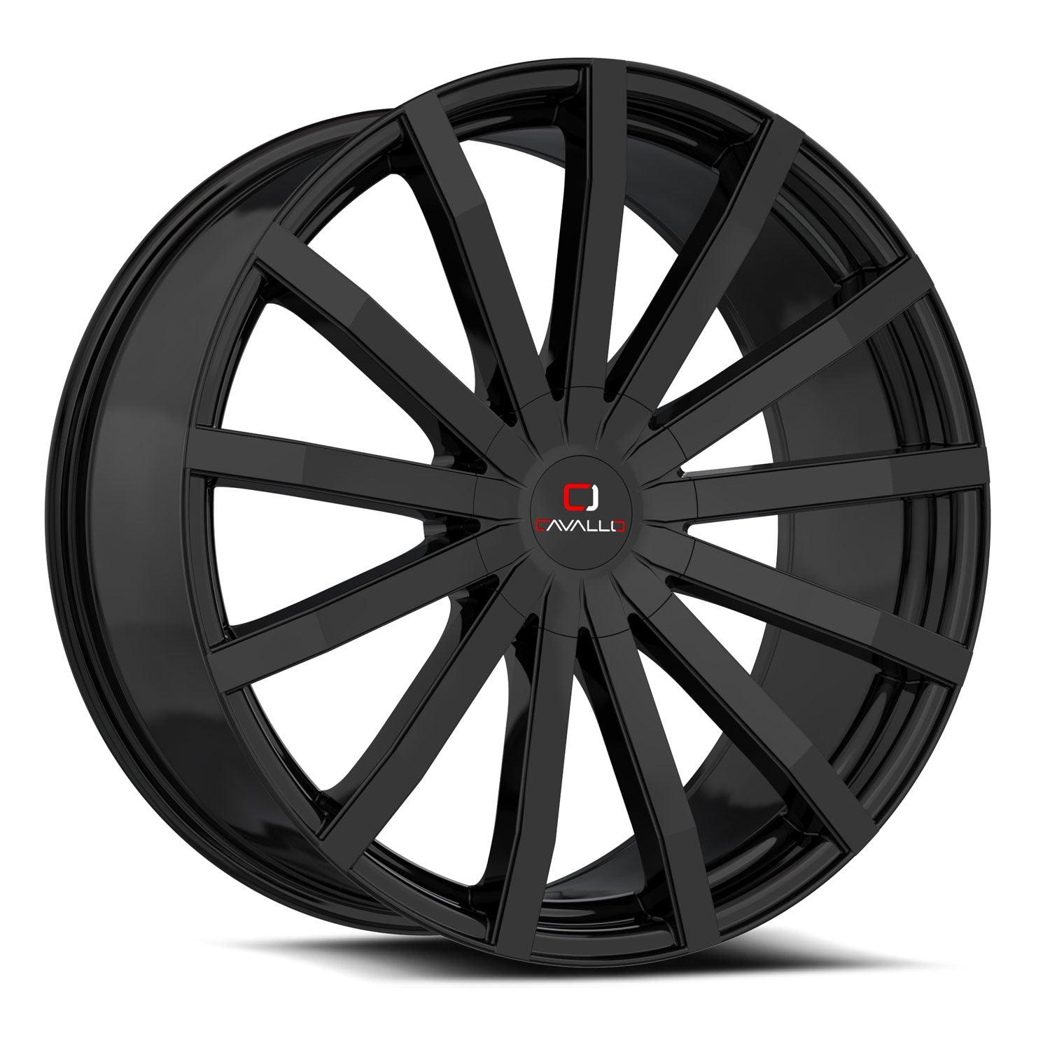 CAVALLO CLV-52 18X8 35 5X114.3/5X120 GLOSS BLACK