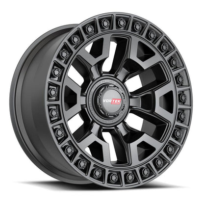VORTEK VRD-704 17X9 12 6X135/6X139.7 MATTE BLACK