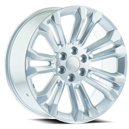 O.E. REVOLUTION 158 22X9 24 6X139.7 SILVER & MACHINED