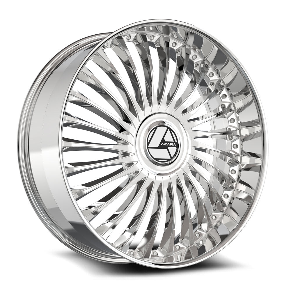Azara AZX-103 26x9.5 15 Blank 6x Chrome AZX-1032695BL15C