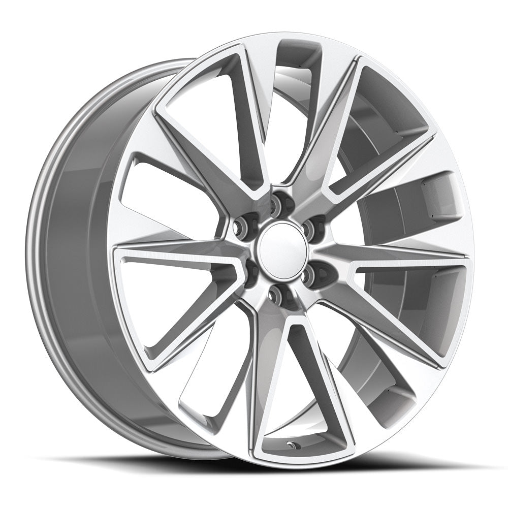 O.E. REVOLUTION C-14 26X10 30 6X139.7 SILVER & MACHINED