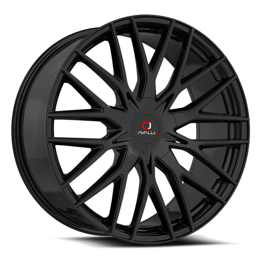 CAVALLO CLV-45 24X9 18 BLANK GLOSS BLACK
