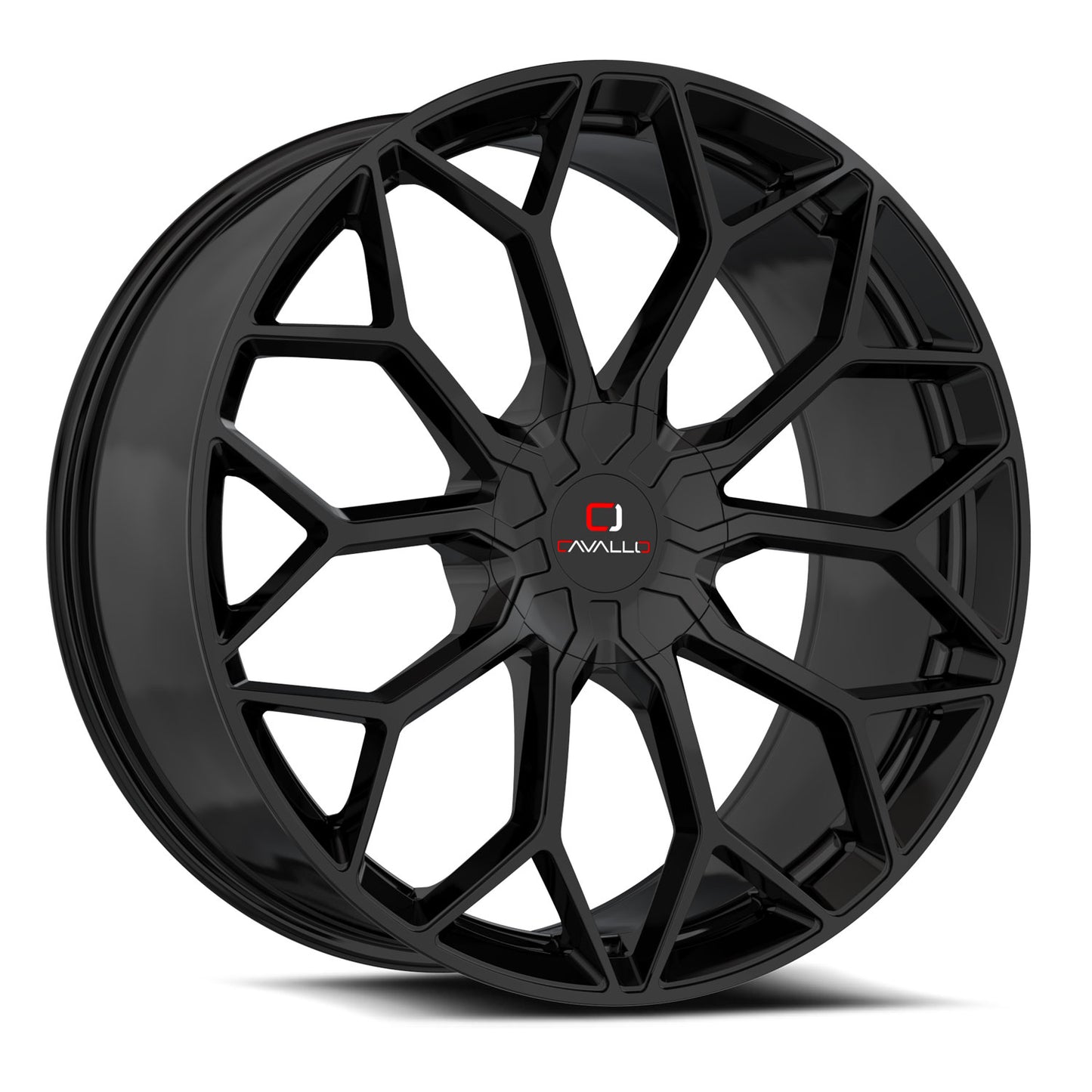 Cavallo CLV-44 18x8 35 5x105/5x114.3 Gloss Black CLV-44188051051143+35GB
