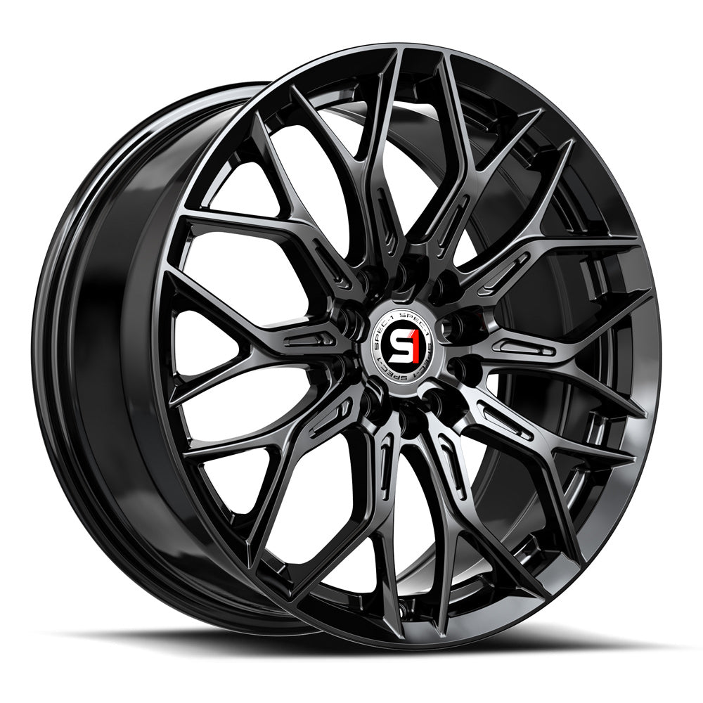 Spec-1 SP-57 18x8 38 5x112/5x114.3 Gloss Black SP-571883638GB