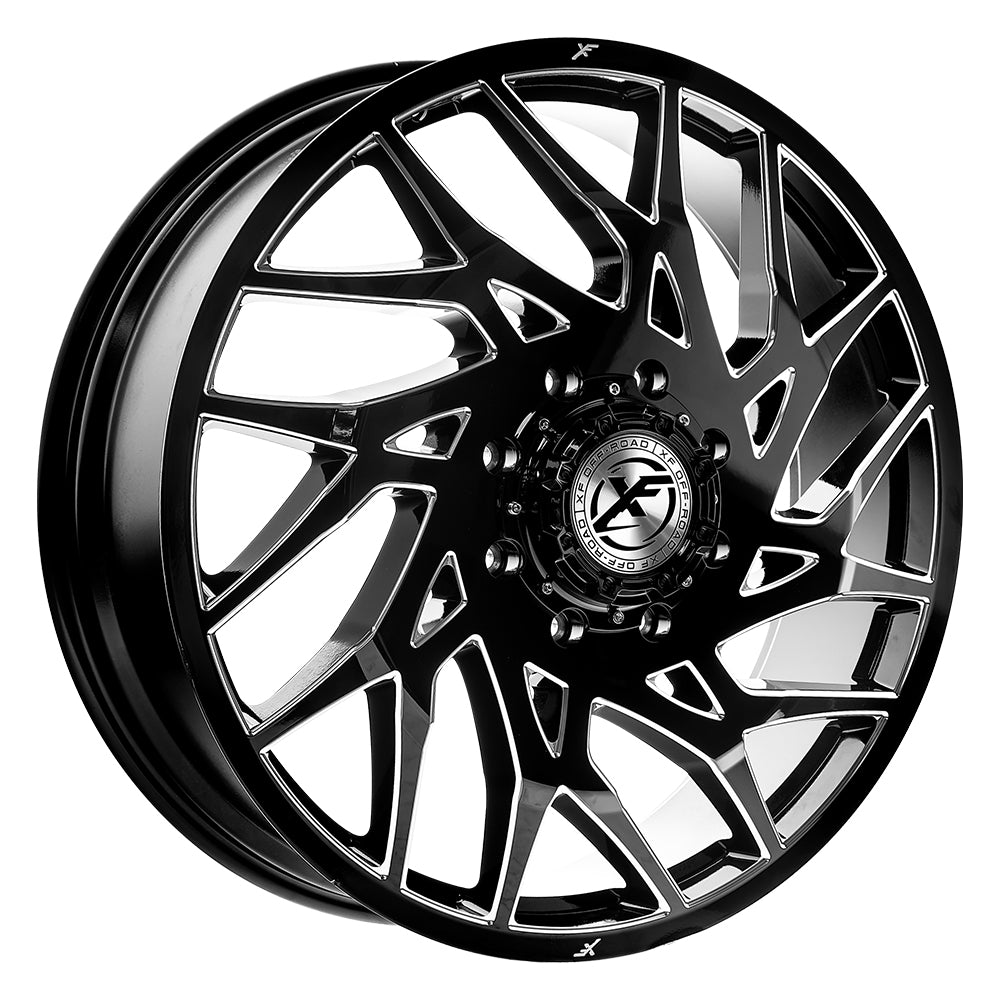 XF Dually XF-229 Dually 26x8.25 110 10x225 Gloss Black & Milled 229F268265110GBM