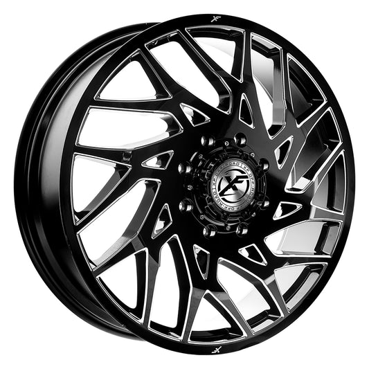 XF Dually XF-229 Dually 26x8.25 110 10x225 Gloss Black & Milled 229F268265110GBM