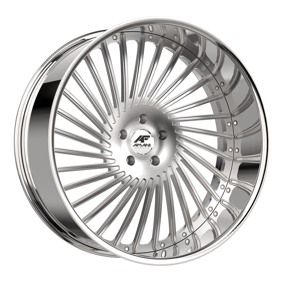 Amani CHILE-R 26x10 5 5x127 Brush Center Chrome Lip CHI2610620R18R5BCR
