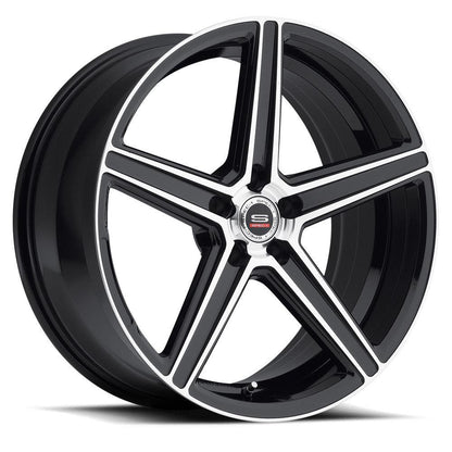 SPEC-1 SP-8 20X10.5 38 5X120 GLOSS BLACK & MACHINED