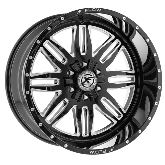 XFX Flow XFX-303 26x12 -44 5x127/5x139.7 Gloss Black & Milled XFX-303261251271397-44BMW
