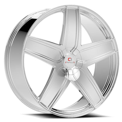 CAVALLO CLV-31 22X8.5 38 5X110/5X114.3 CHROME