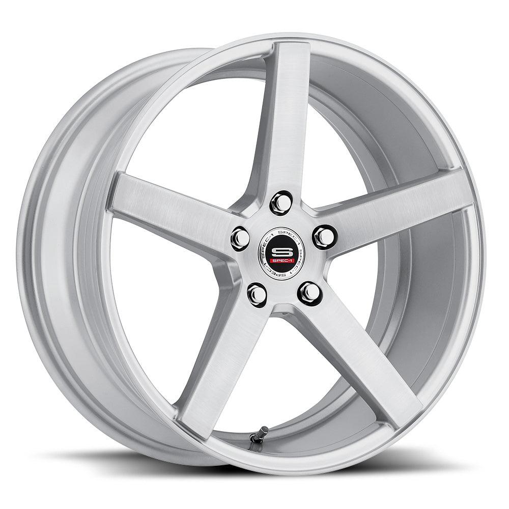 SPEC-1 SP-36 20X8.5 38 5X114.3 SILVER & BRUSHED