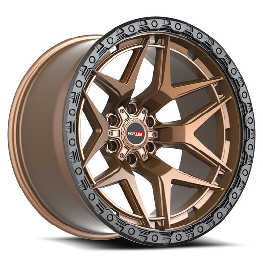 Vortek VRT-603 20x9 18 6x135/6x139.7 Matte Bronze With Black Bead Ring 6032095718MZBR