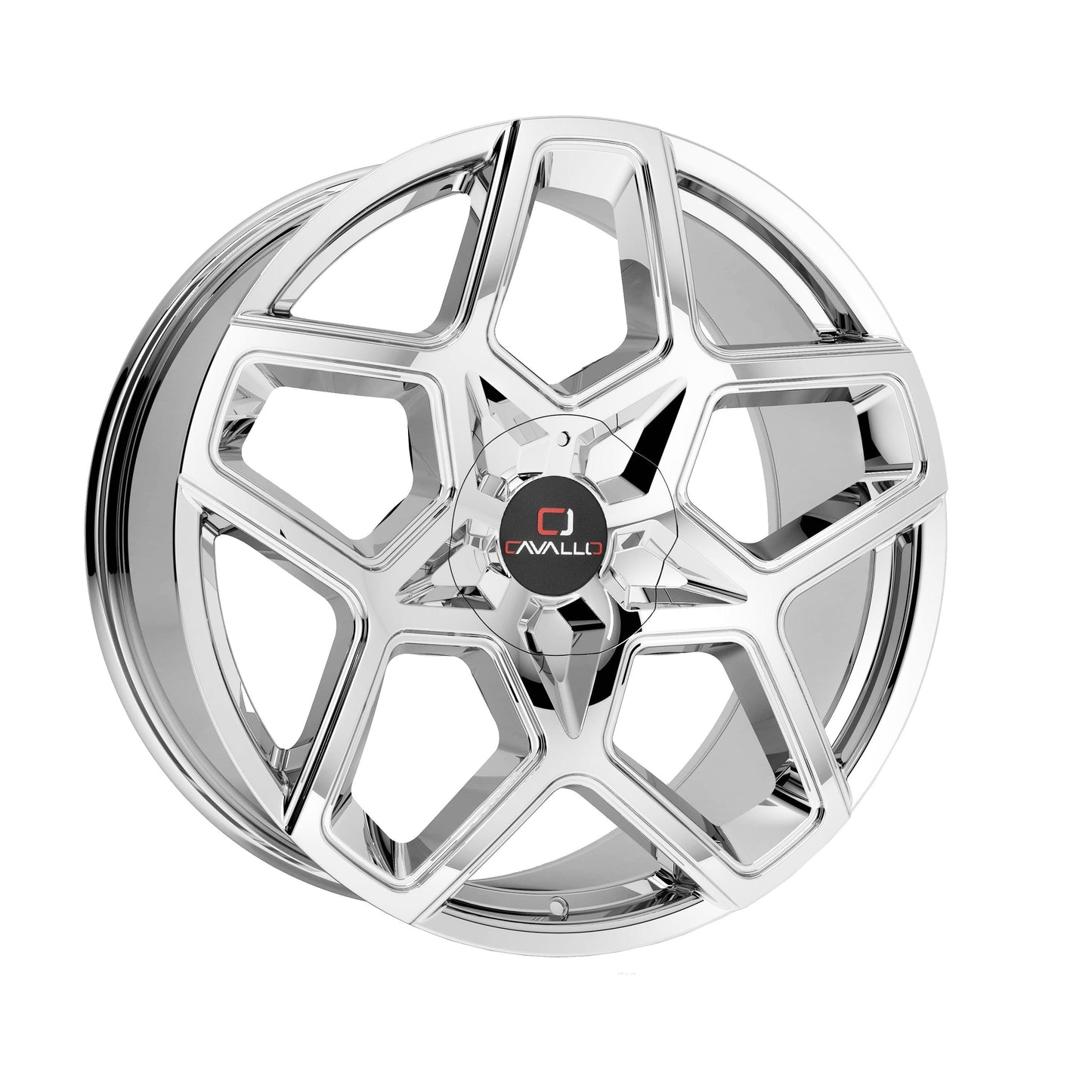 CAVALLO CLV-25 22X8.5 38 5X114.3/5X120 NANO CHROME