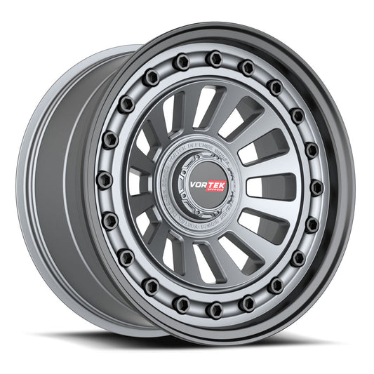 Vortek VRD-702 18x9 0 5x127/5x139.7 Matte GunMetal With Black Bolts & Lip 702189430MGMBL