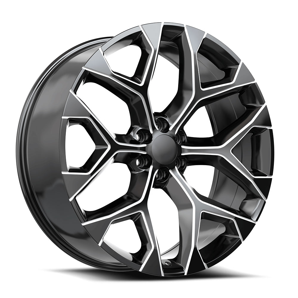O.E. REVOLUTION G-09 30X10 31 6X139.7 GLOSS BLACK & MILLED