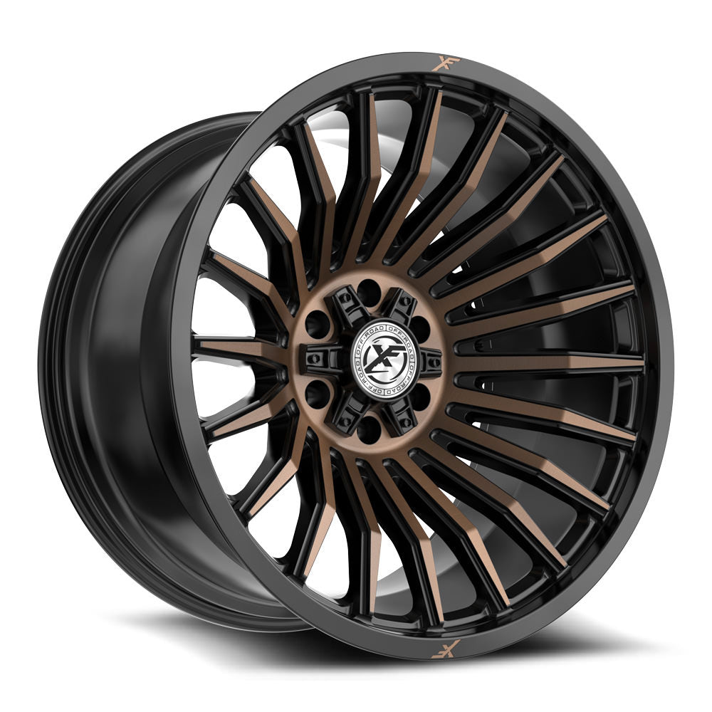 XF Off-Road XF-231 20x9 0 6x135/6x139.7 Satin Black & Bronze Machined Double Dark Tint XF-231209061351397+0SBMZDT