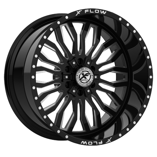 XFX Flow XFX-305 24x14 -76 6x135/6x139.7 Gloss Black & Milled XFX-305241461351397-76BMW