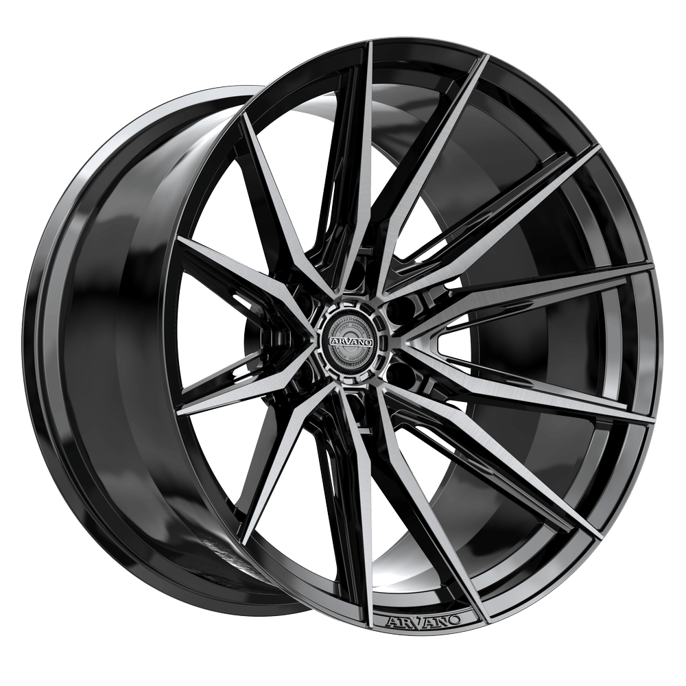 Arvano ART-3 20x10 -18 6x135 Gloss Black & Brushed Double Dark Tint ART-3B201049-18GBUDT