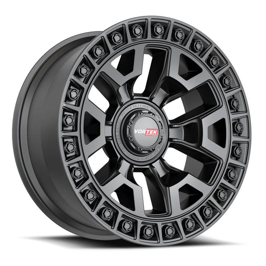 VORTEK VRD-704 20X9.5 -12 BLANK MATTE BLACK