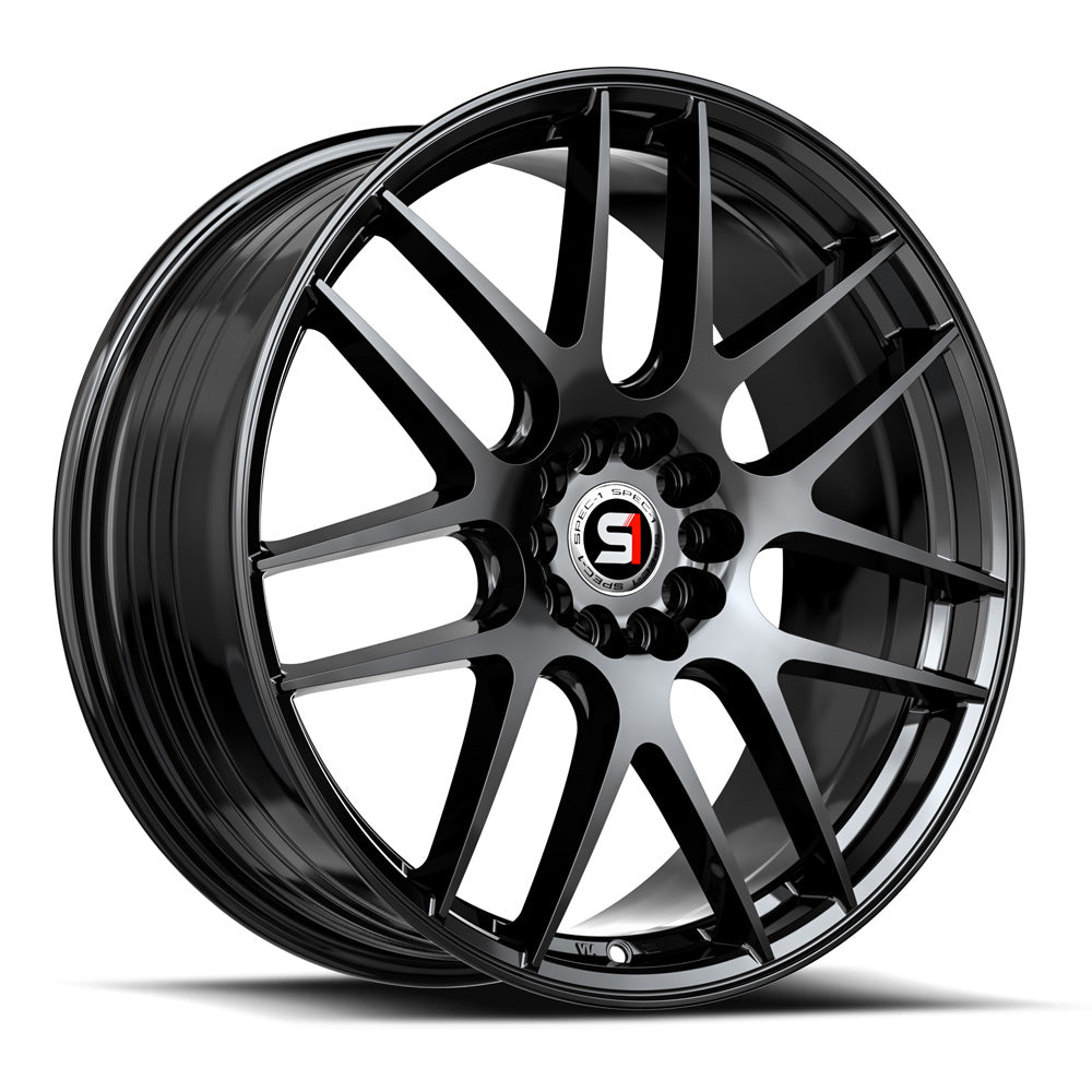 Spec-1 SP-65 18x8 34 Blank 4x/5x Gloss Black SP-65188BL34GB