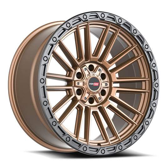 Vortek VRT-604 17x9 -12 6x135/6x139.7 Matte Bronze With Black Bead Ring 60417957-12MZBR