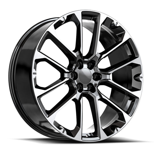 O.E. REVOLUTION G-40 22X9 31 6X139.7 GLOSS BLACK & MACHINED