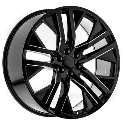 O.E. REVOLUTION D-36 26X10 31 6X139.7 GLOSS BLACK & MILLED